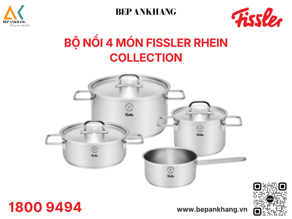 Bộ nồi 4 món Fissler Rhein Collection